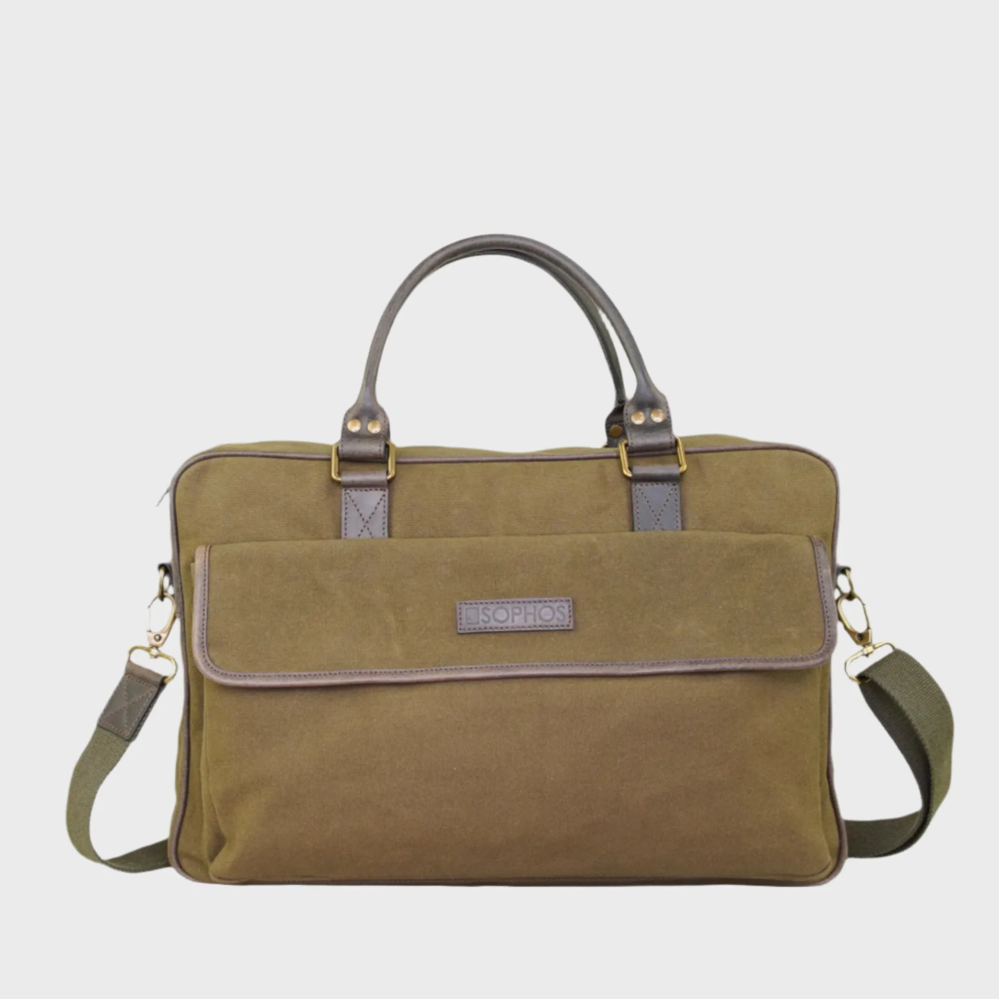 Waxed Canvas Briefcase