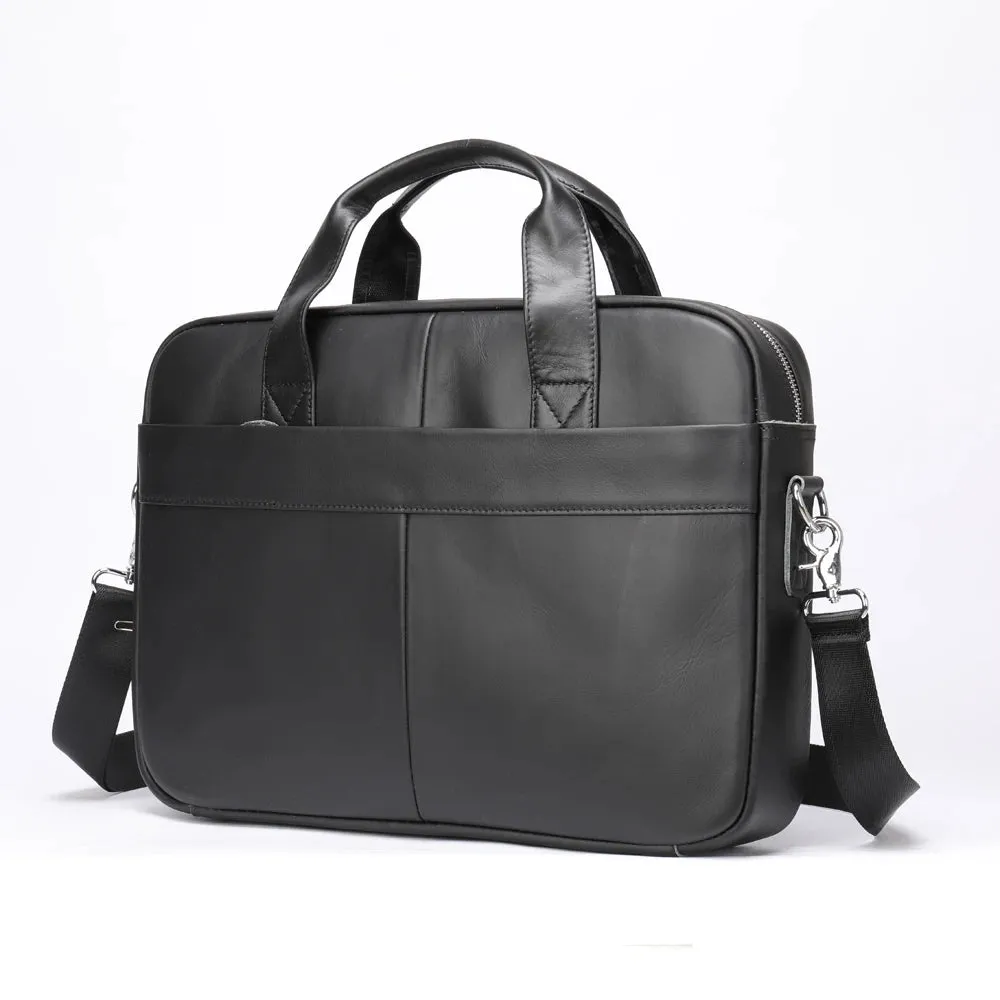WESTAL 15 inch Laptop Bag for Men's Briefcases Genuine Leather Men's Executive Briefcase Portafolio Business Men Computer Bags