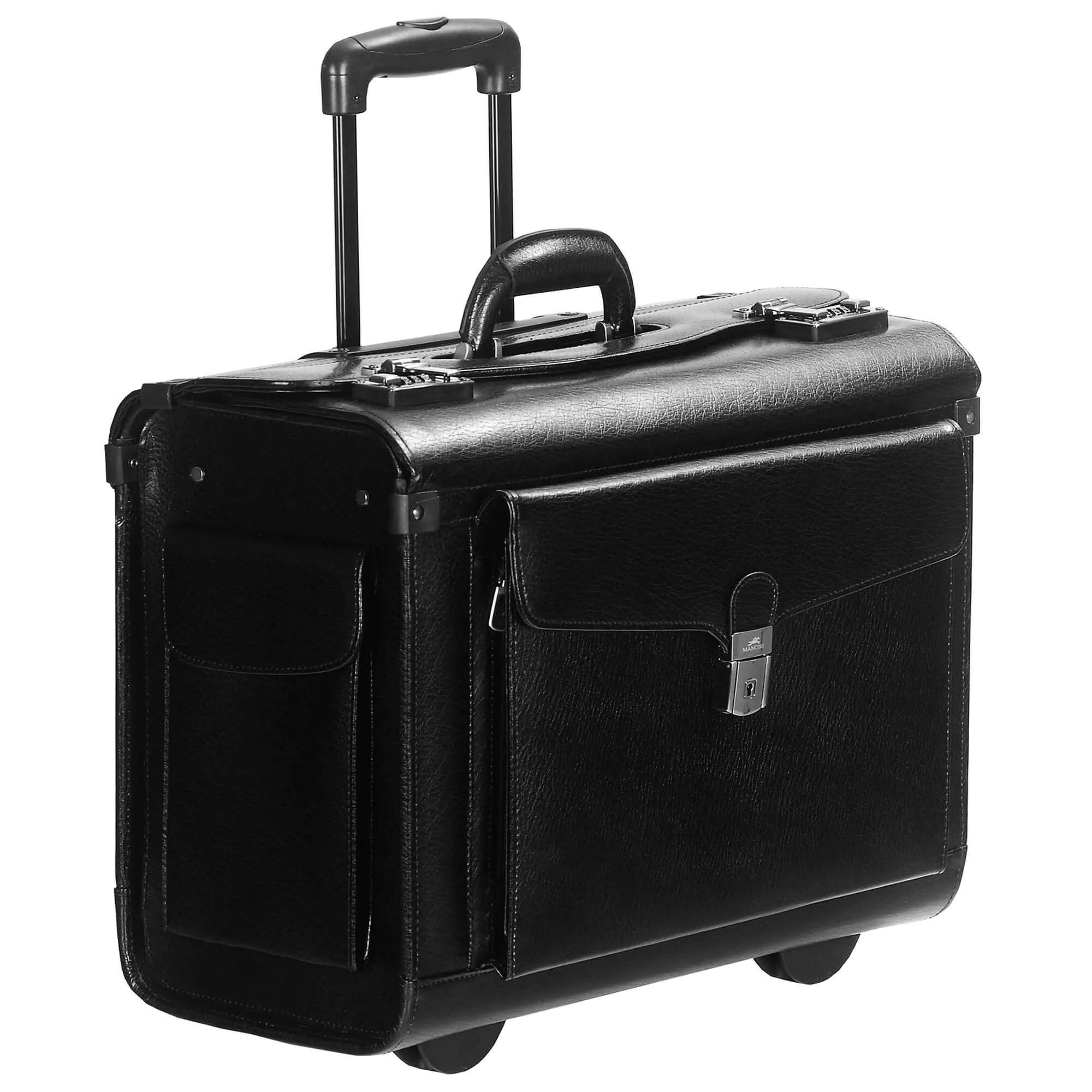 Wheeled Leather Catalogue Case