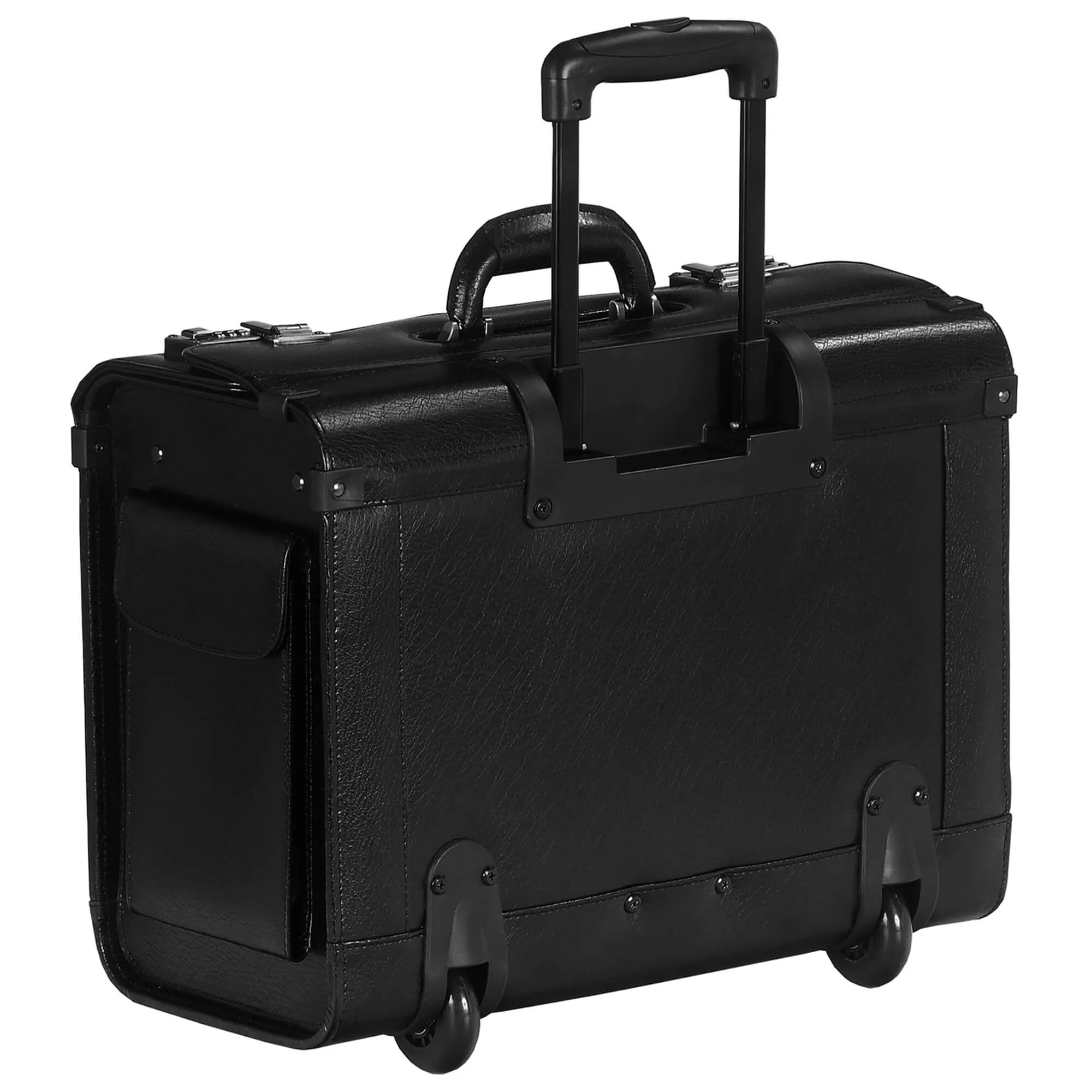 Wheeled Leather Catalogue Case