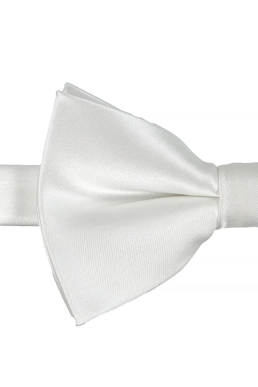 White Eternity Bow Tie