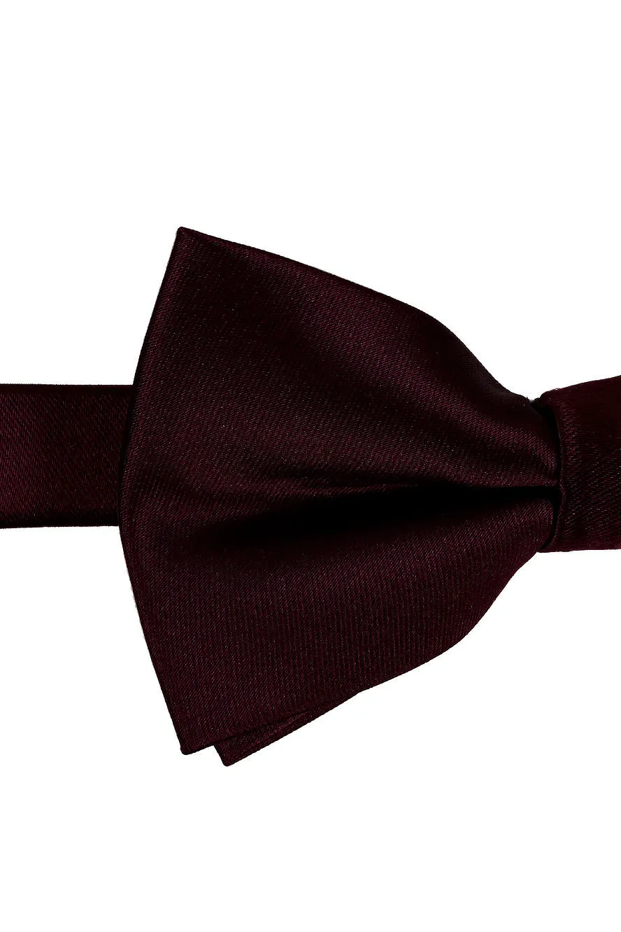 Wine Eternity Bow Tie
