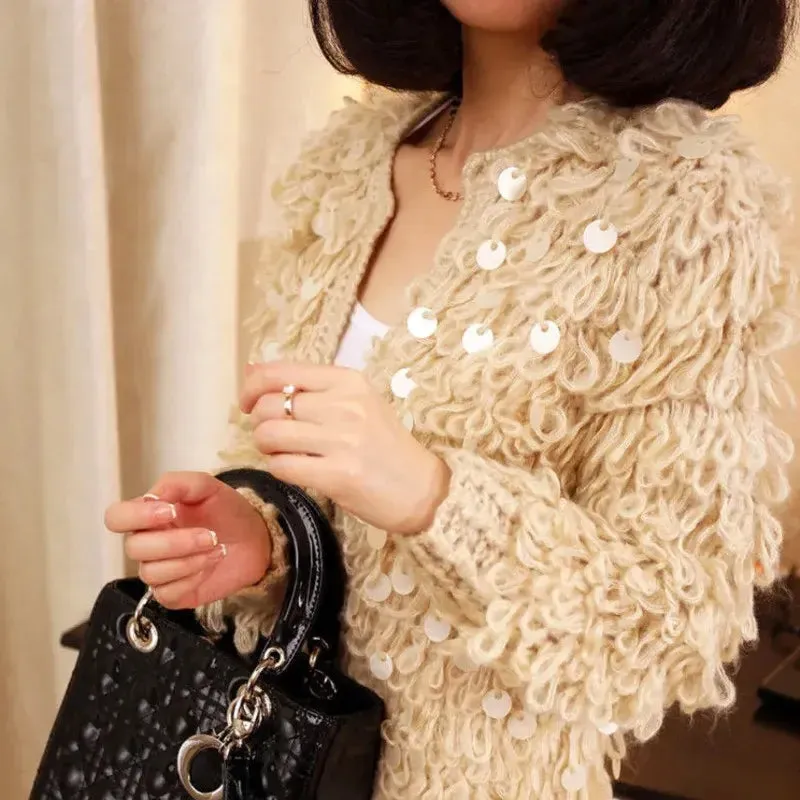 Winter  Long Sleeve Cardigans Sweater