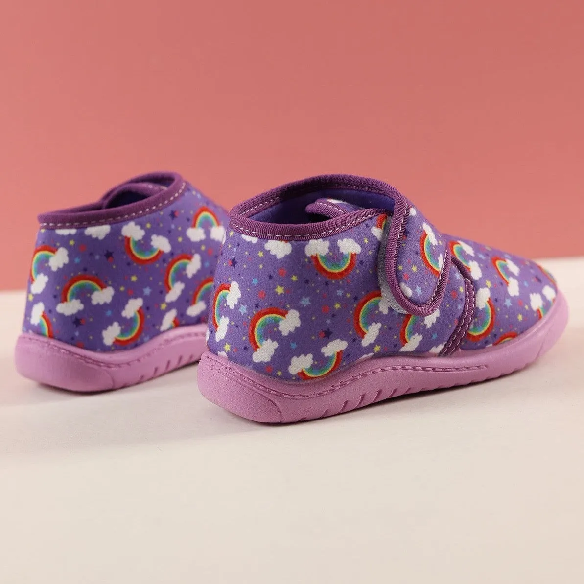 Winter Velcro Eva Sole Panduf Children's Lilla 25-30