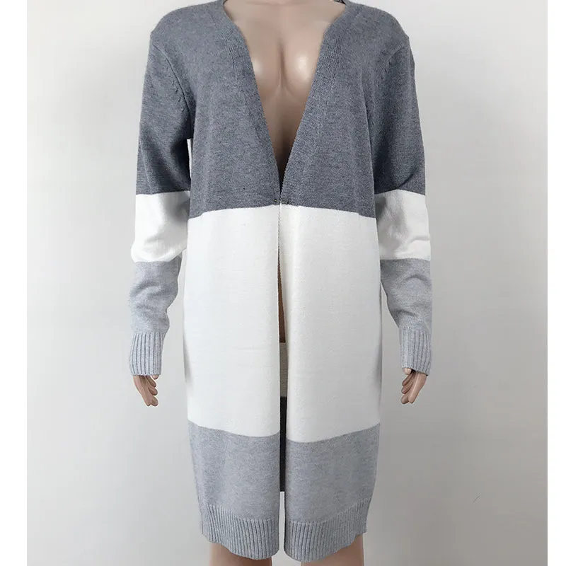 Women‘s Long Open Cardigan Sweater