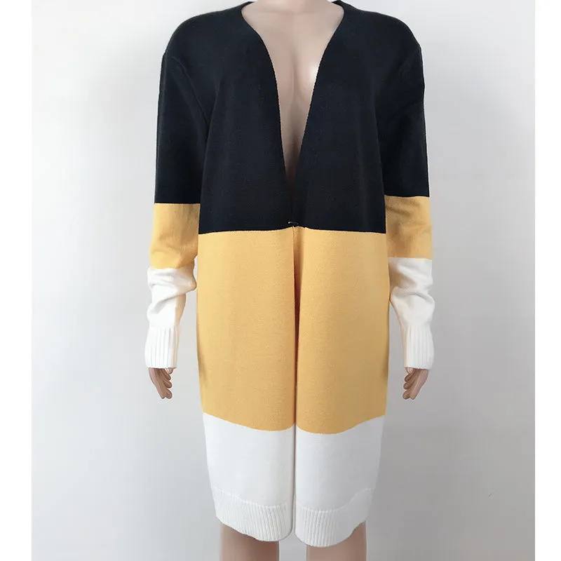 Women‘s Long Open Cardigan Sweater