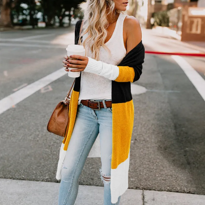 Women‘s Long Open Cardigan Sweater