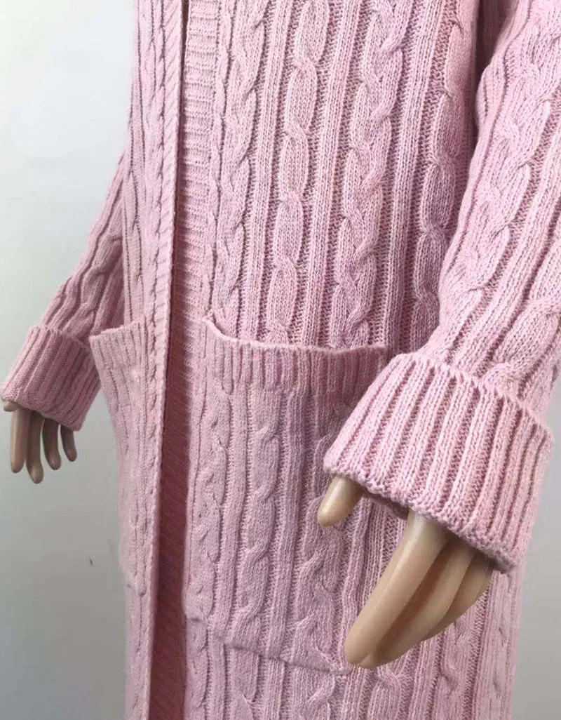 Women‘s Long Open Cardigan Sweater