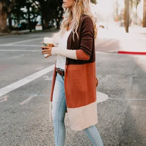 Women‘s Long Open Cardigan Sweater