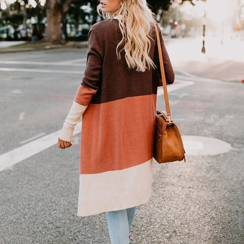 Women‘s Long Open Cardigan Sweater