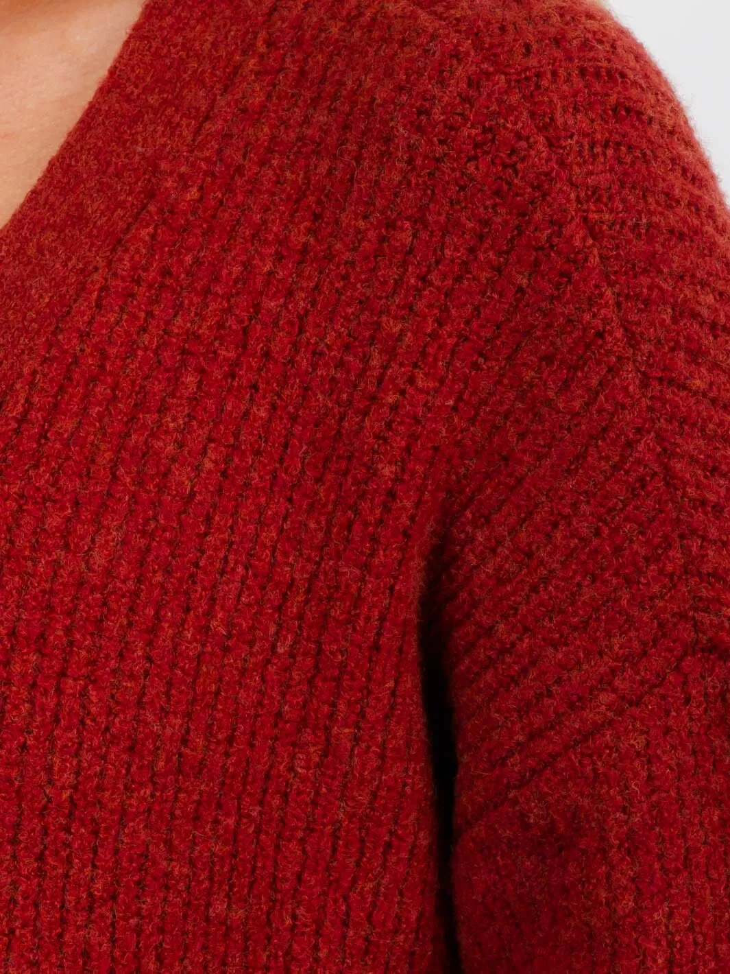 WOMEN'S LONG SLEEVE OPEN FRONT POCKETS CARDIGAN