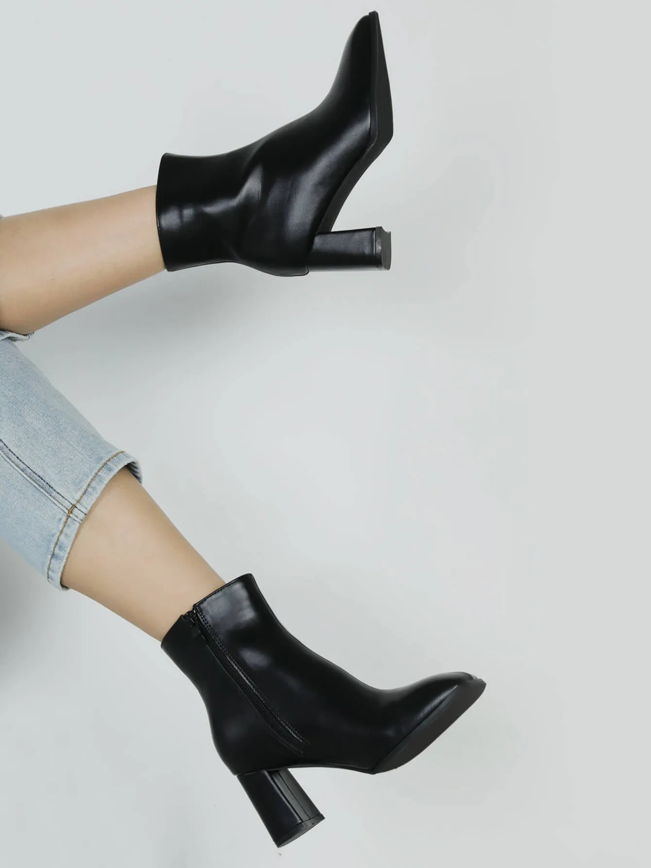 Women's Square Toe Ankle Boots