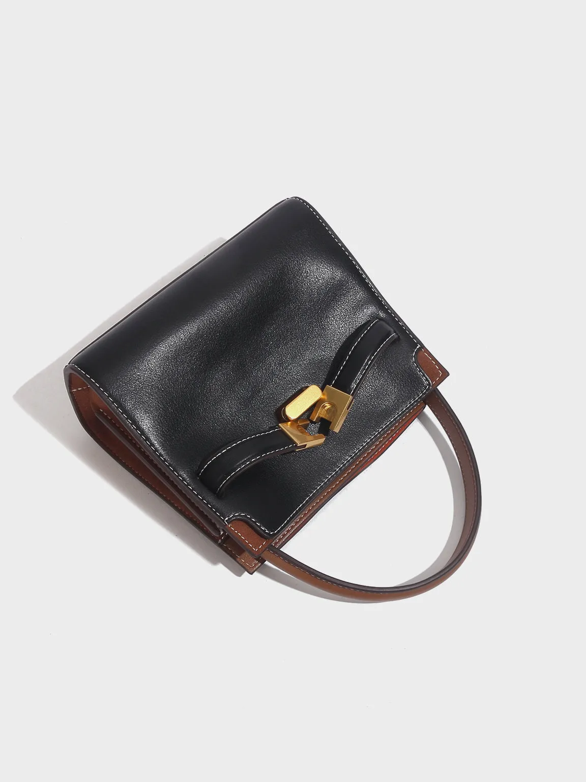 Women's Top Handle Lee Double Bag Messenger Satchel Tote Bag