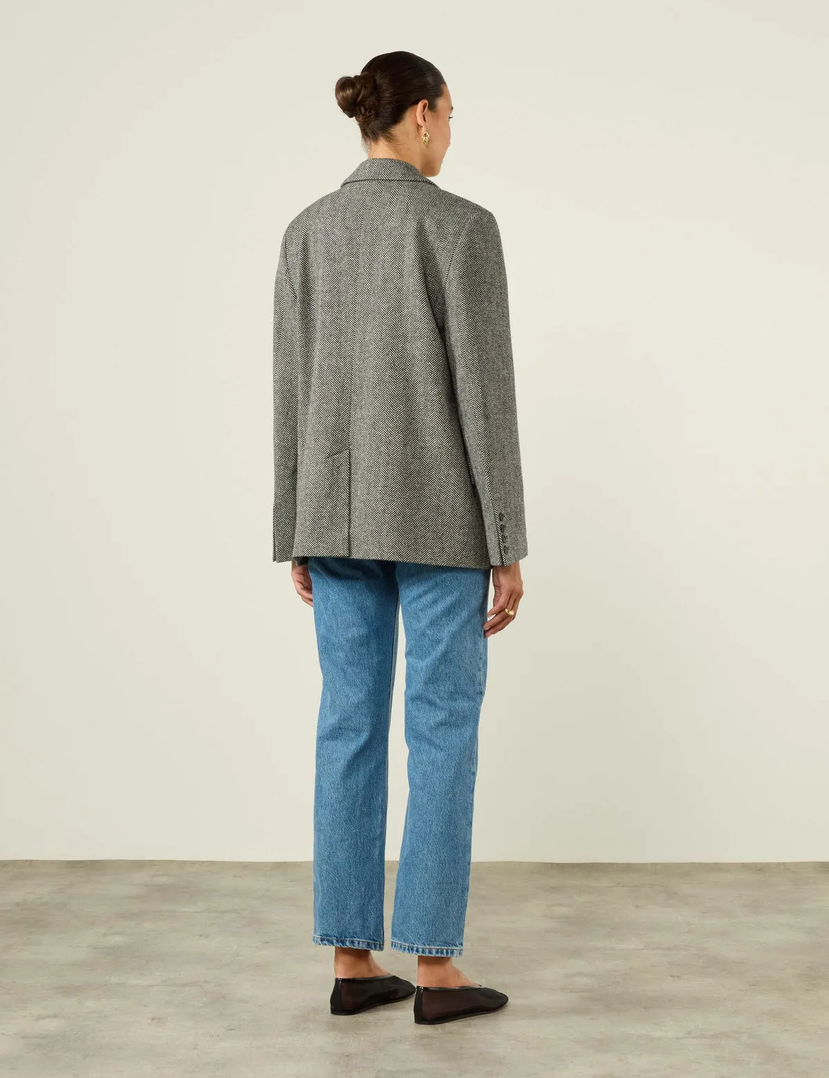 Wool Hutton Herringbone Blazer