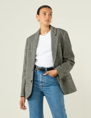 Wool Hutton Herringbone Blazer