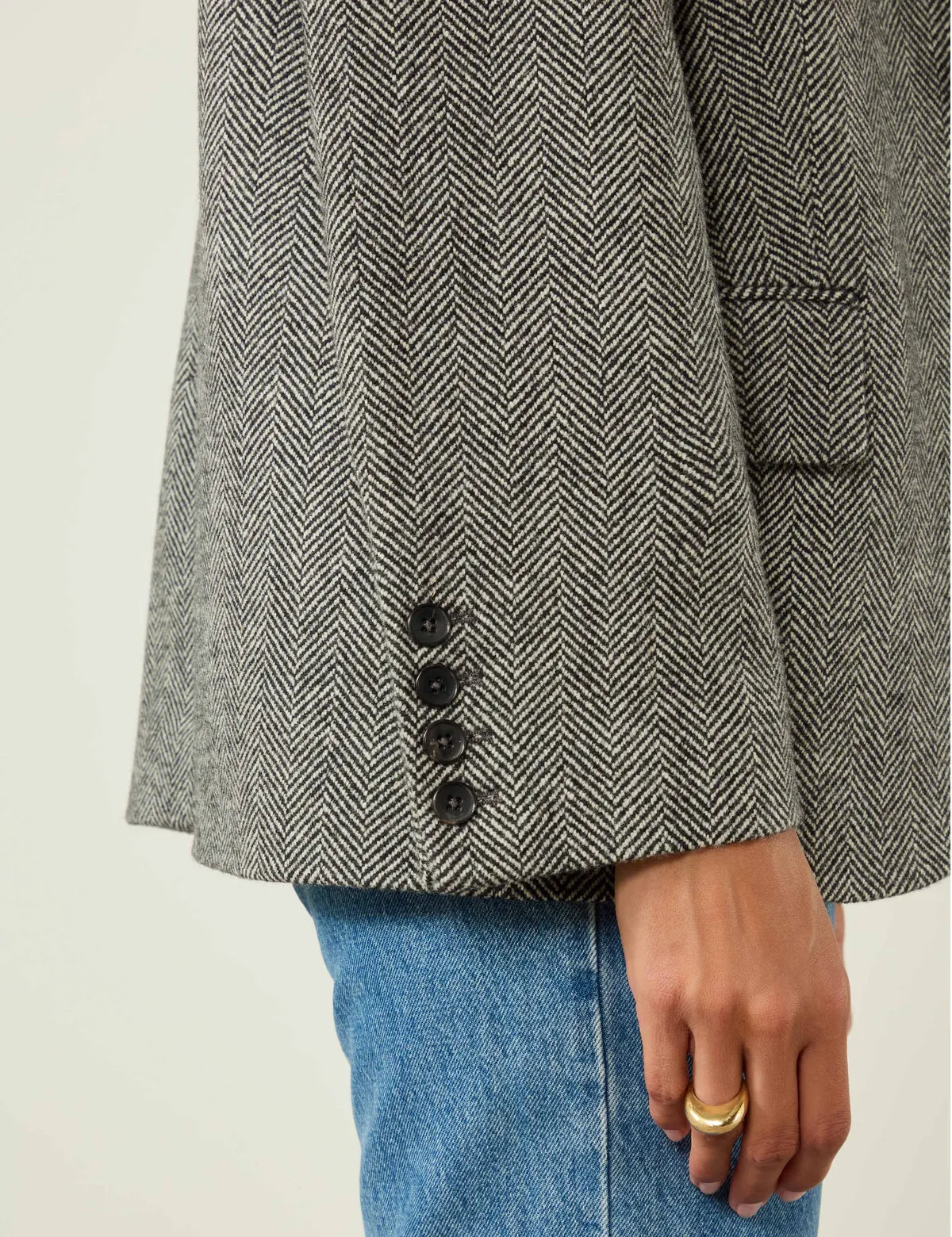 Wool Hutton Herringbone Blazer