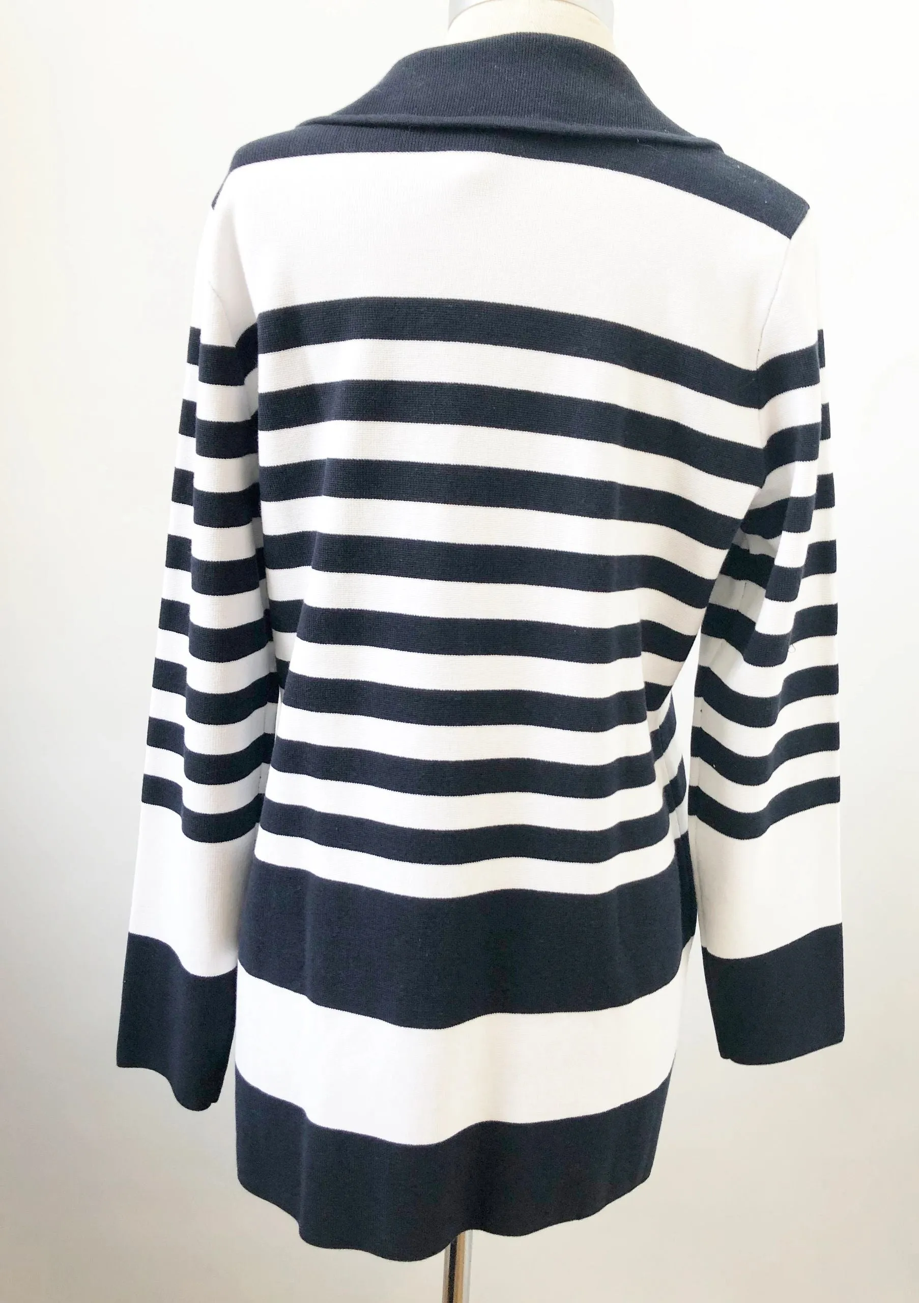 Worth Striped Cardigan Size M