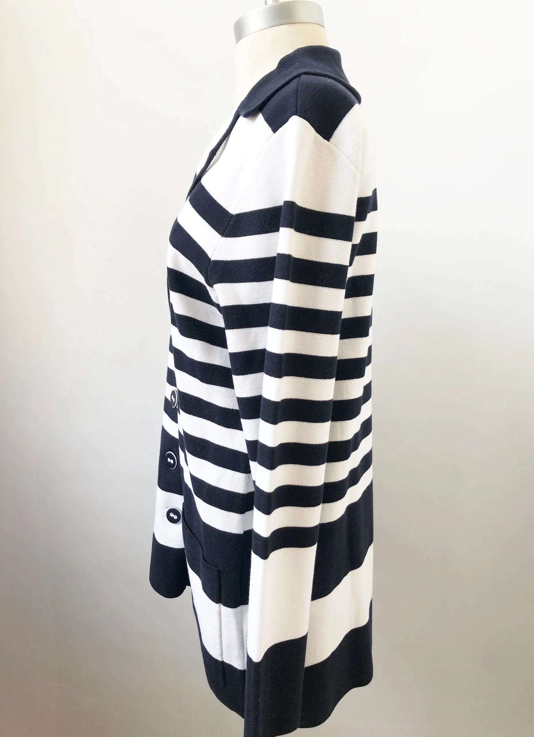 Worth Striped Cardigan Size M