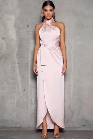 Zenith Gown in Champagne Pink by Elle Zeitoune - RENTAL