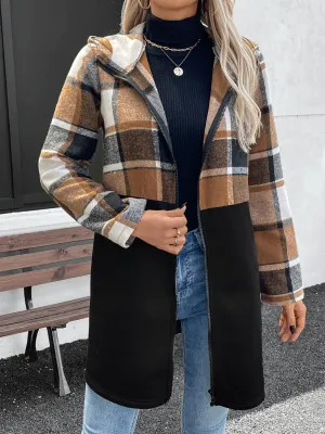 Zip Up Hooded Outerwear