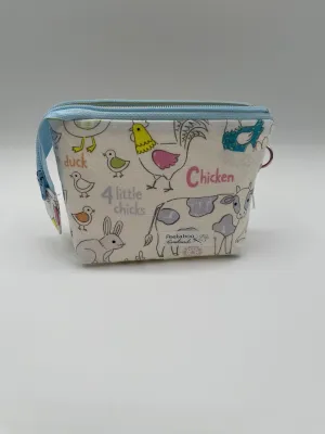 Zipper Bucket Bag - Barnyard Pastels