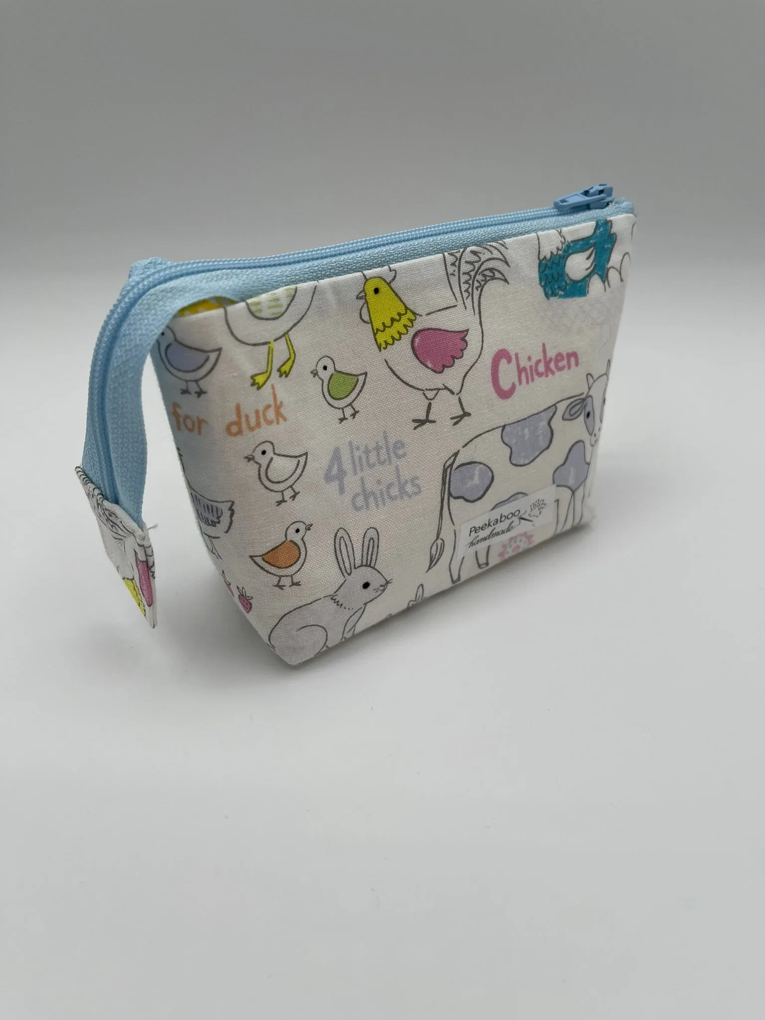Zipper Bucket Bag - Barnyard Pastels